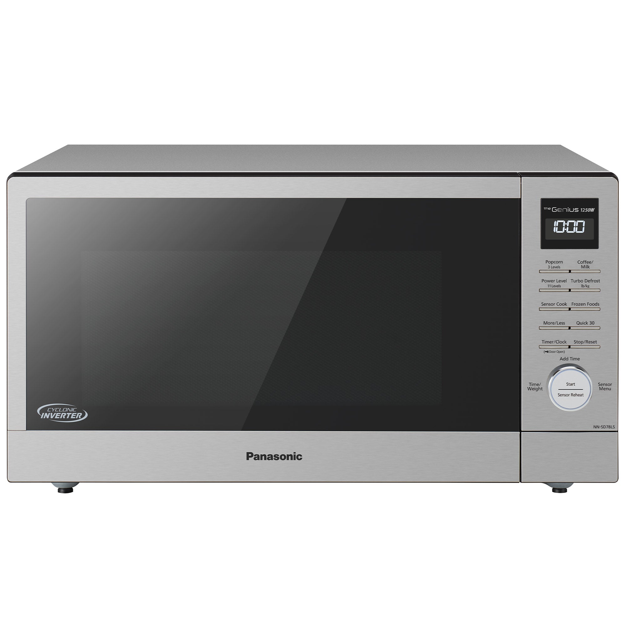 1.6 cu.ft. Cyclonic Wave Inverter Microwave, 1250W - NN-SD78LS