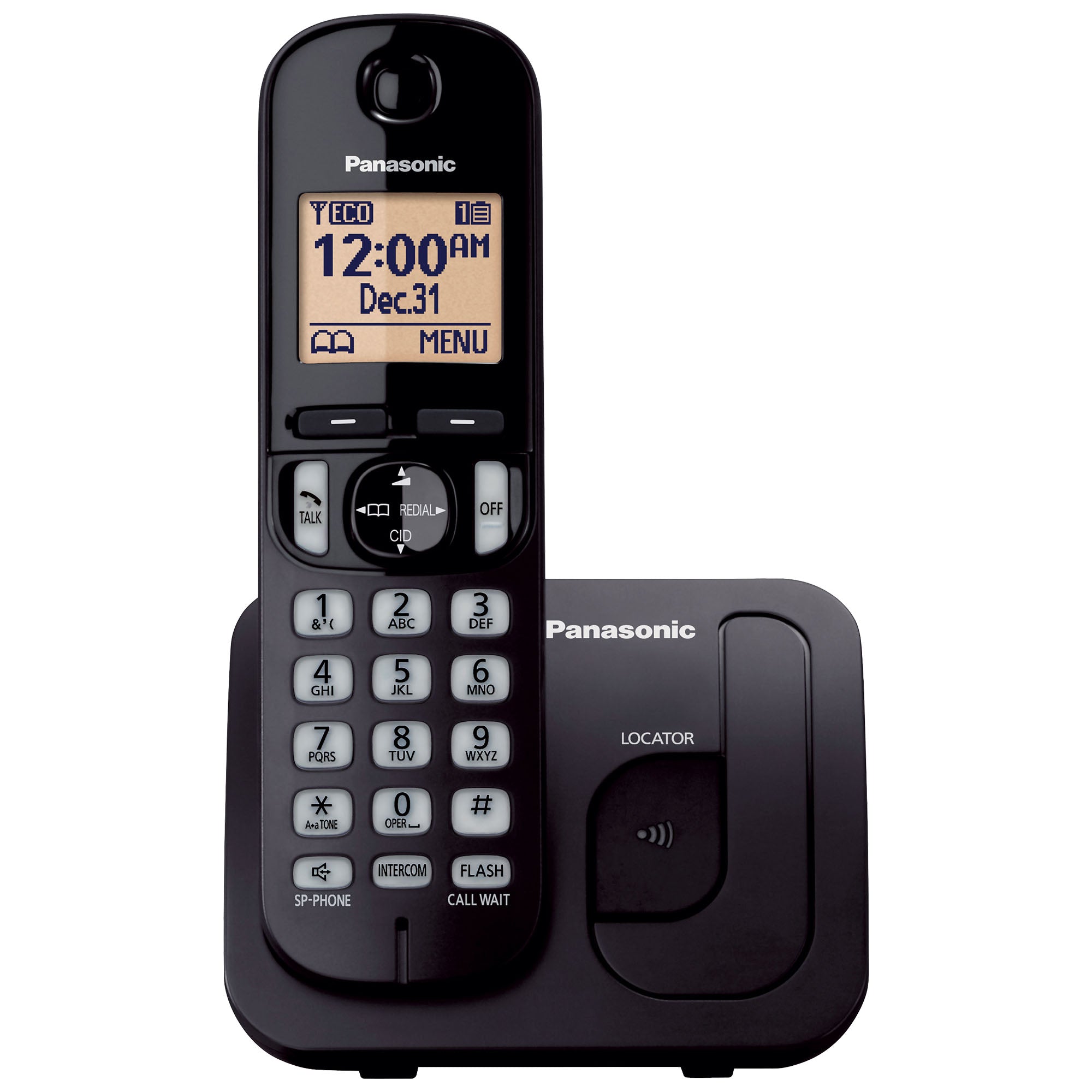 Cordless Phone, 1.6" Backlit Display, Call Block - KX-TGC20x Series