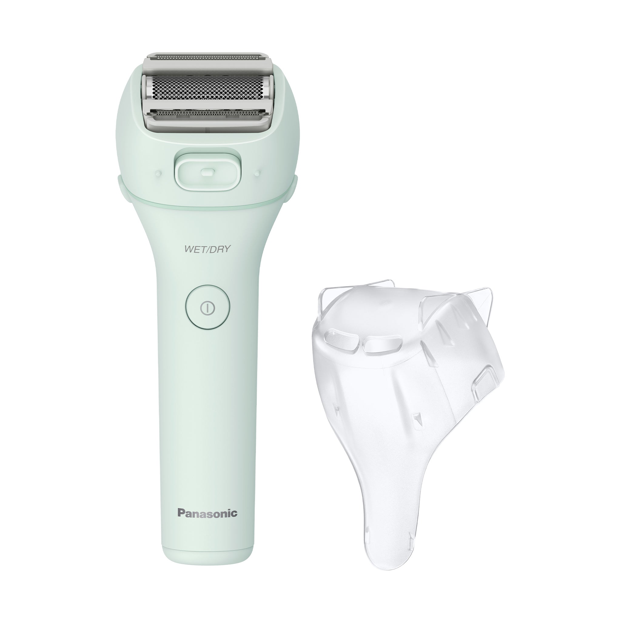 3-Blade Women's Electric Shaver (ES-WL60-G) with pop-up bikini trimmer and protective cover for gentle, close shaving.