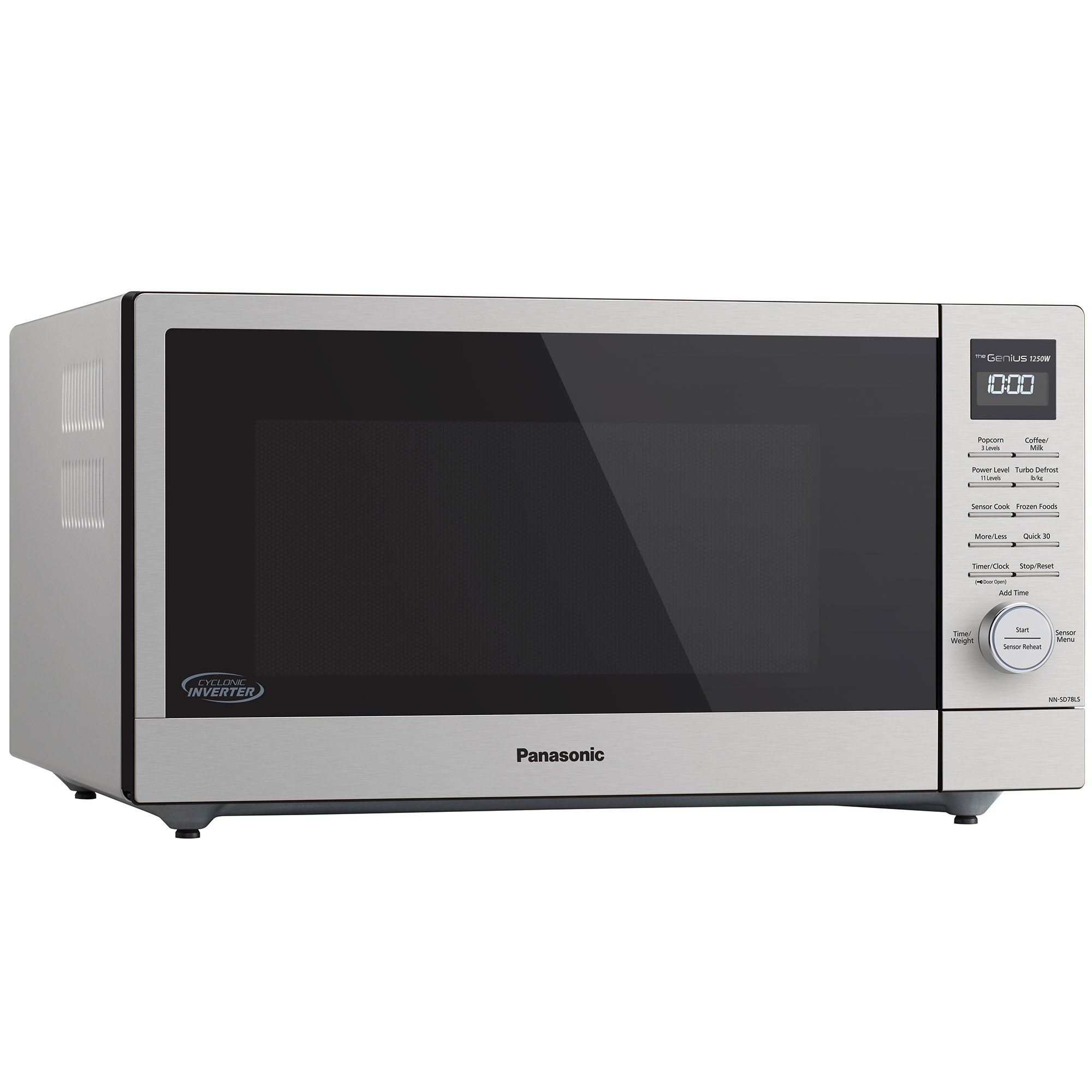 1.6 cu.ft. Cyclonic Wave Inverter Microwave, 1250W - NN-SD78LS