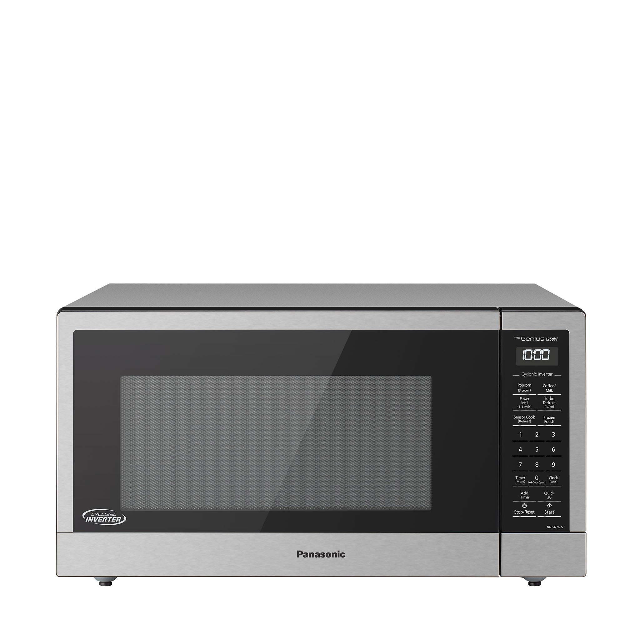 1.6 cu.ft. Cyclonic Wave Inverter Microwave, 1250W -NN-SN76LS