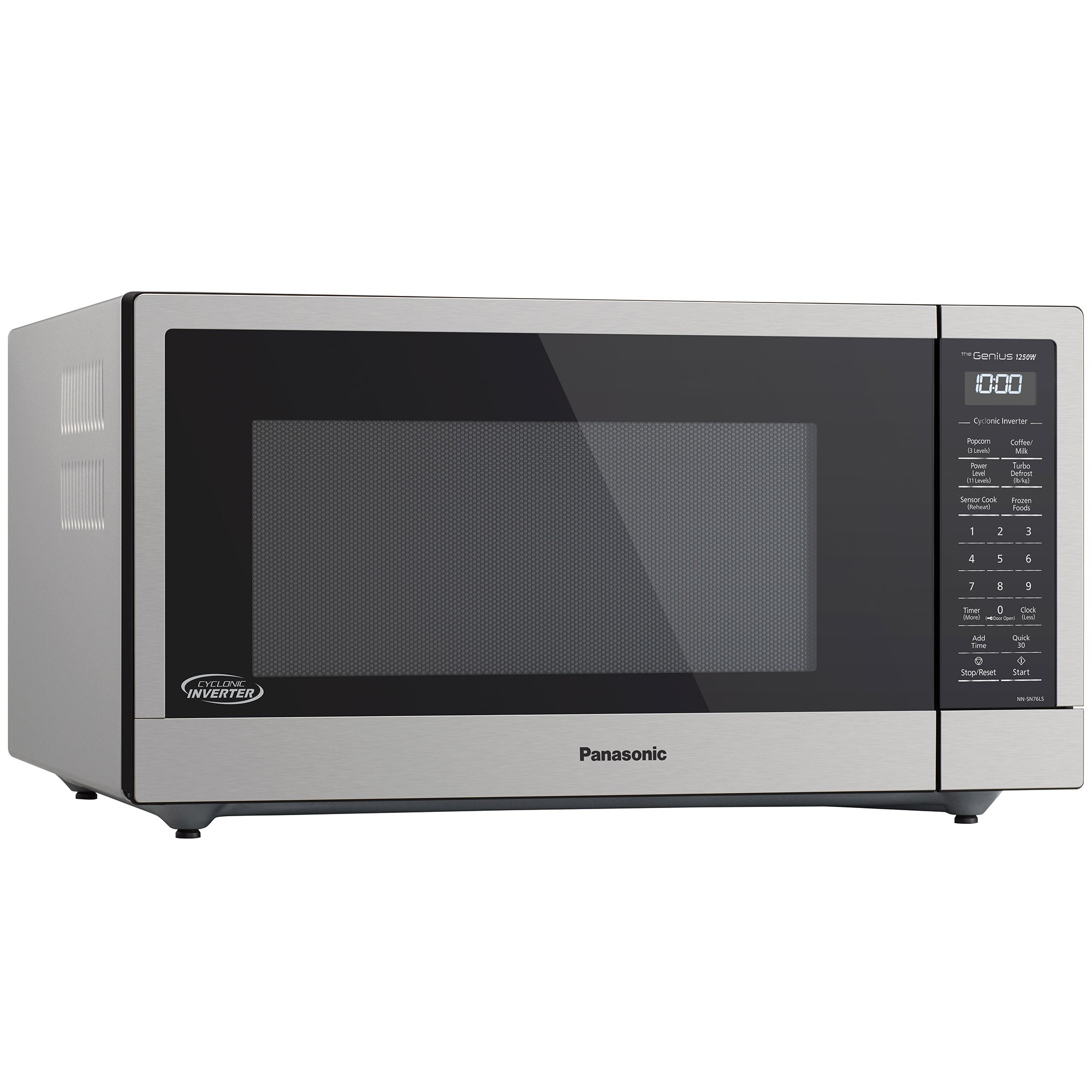 1.6 cu.ft. Cyclonic Wave Inverter Microwave, 1250W -NN-SN76LS