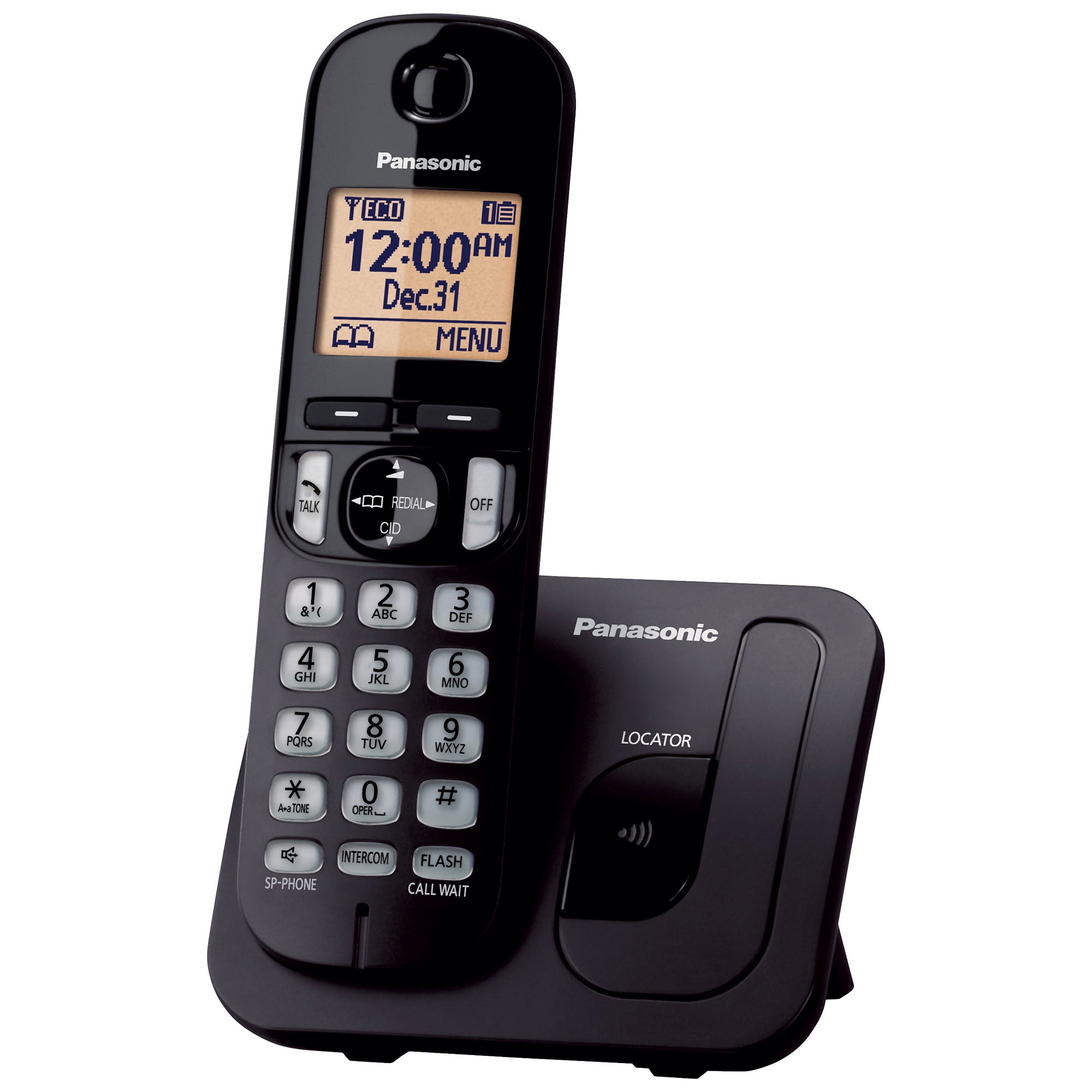 Cordless Phone, 1.6" Backlit Display, Call Block - KX-TGC20x Series