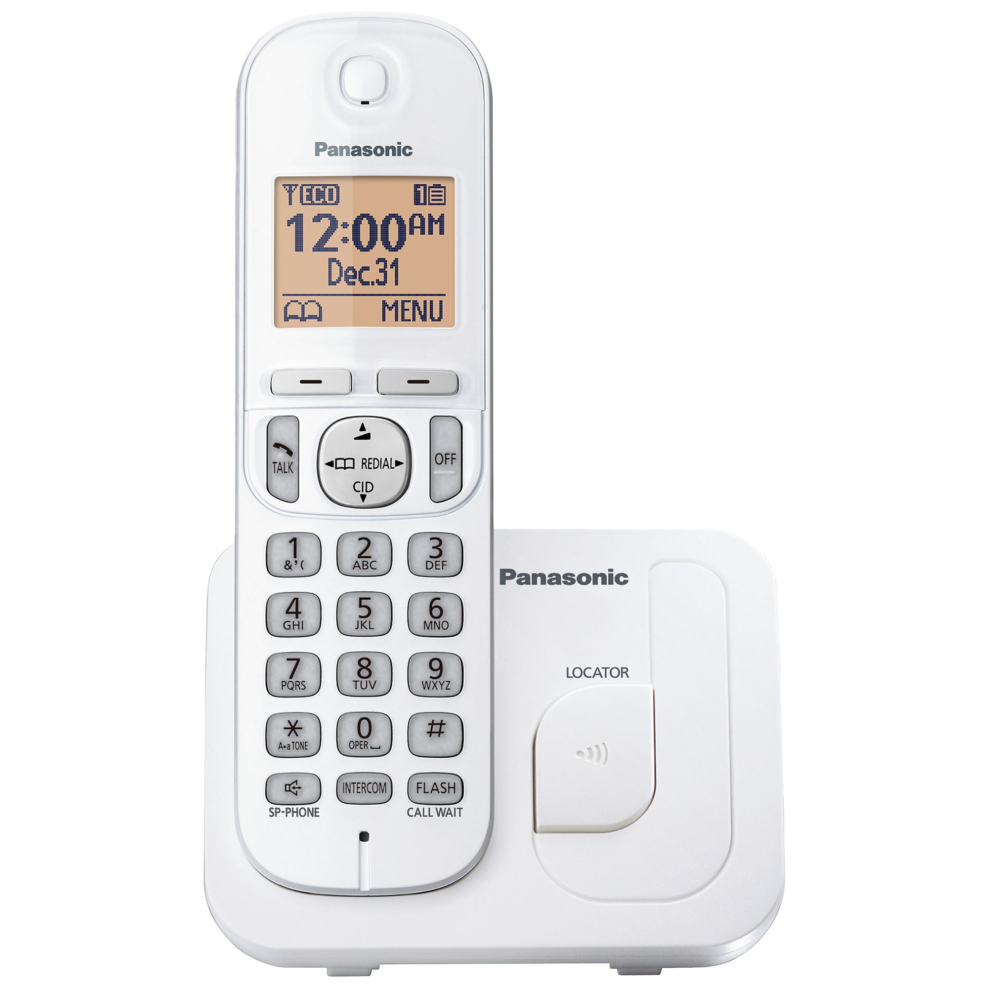 Cordless Phone, 1.6" Backlit Display, Call Block - KX-TGC20x Series