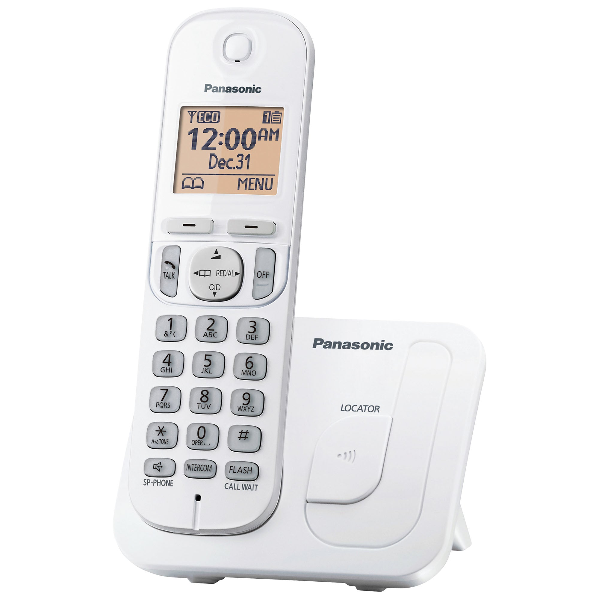 Cordless Phone, 1.6" Backlit Display, Call Block - KX-TGC20x Series